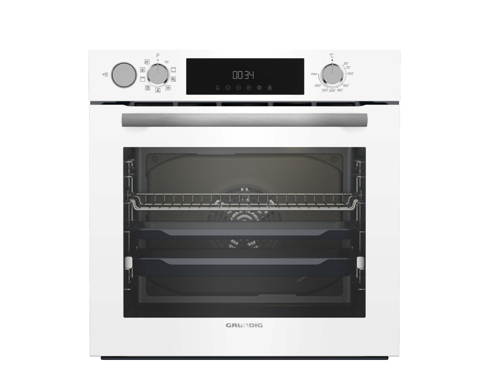 Gebd-12302W-Grundig-Ankastre-Beyaz-Cam-Eb-B0C Gebd 12302W Grundig Ankastre Beyaz Cam Fırın - Görsel 1