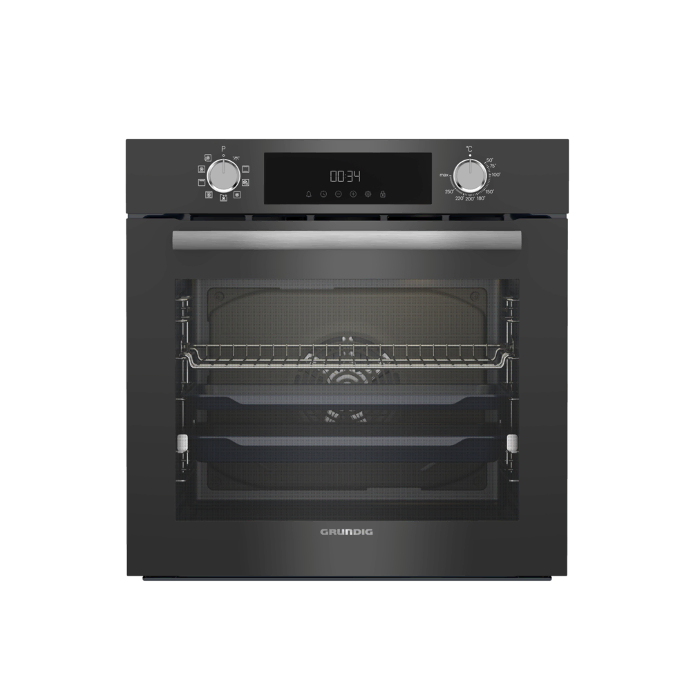 GEBM 12302ZG Grundig Ankastre Zara Grey Cam Fırın - Grundig