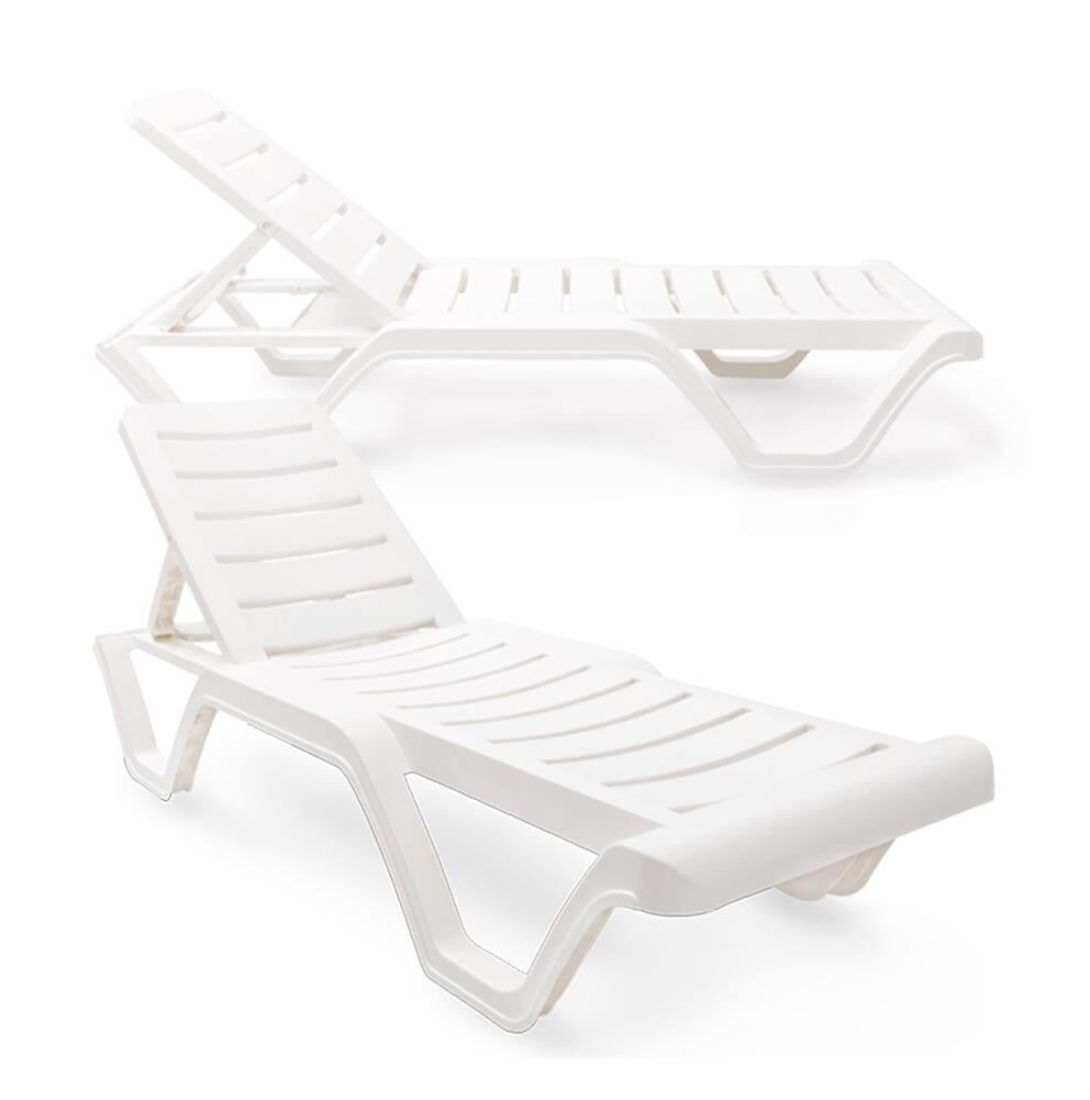 Lara Kolsuz Şezlong Beyaz - Delta
