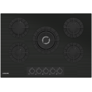 POLC 760 WS Leisure Ankastre 5 Göz Gaz Siyah Cam Ocak