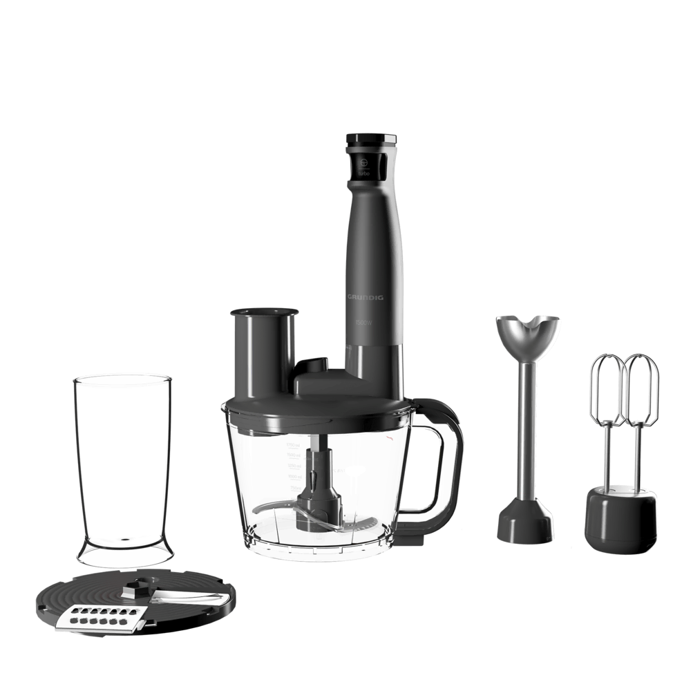 RHB 4450G Grundig Blender Seti 1500W Silver - Grundig