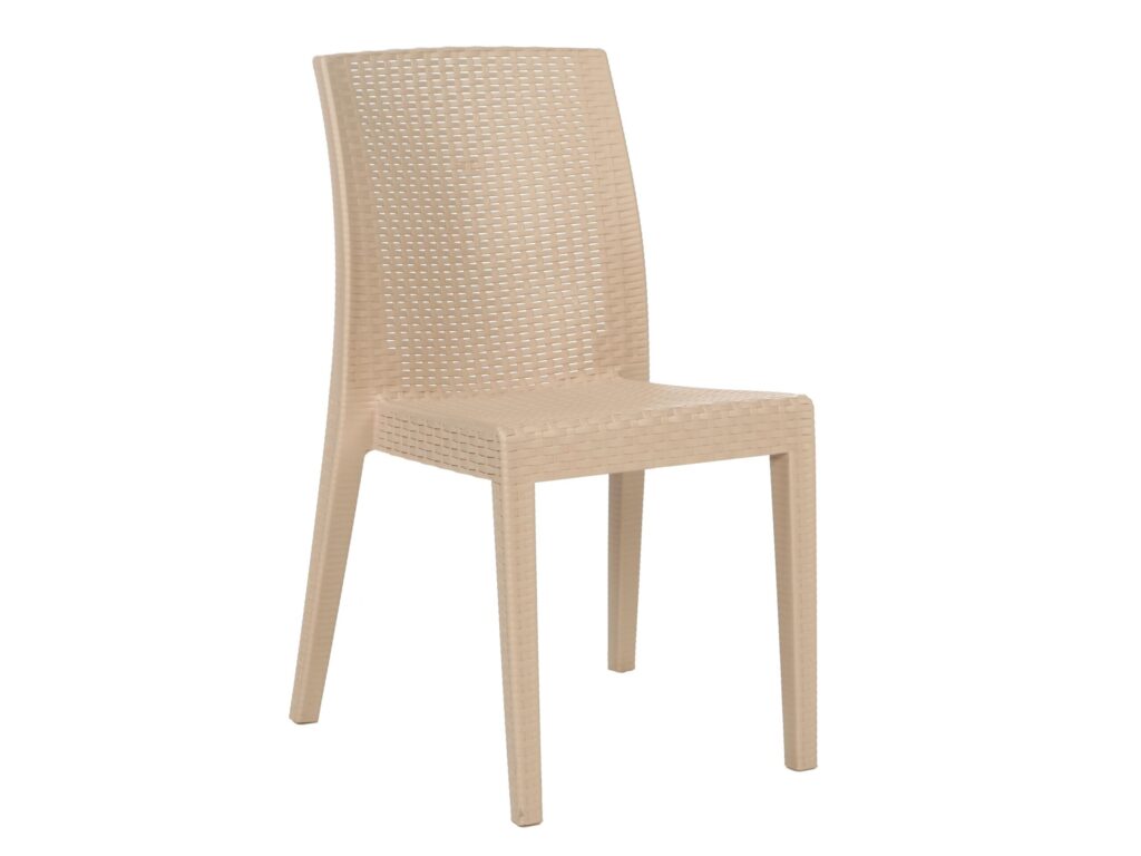 Siena Rainbow Rattan Kolsuz Sandalye Krem - Rainbow