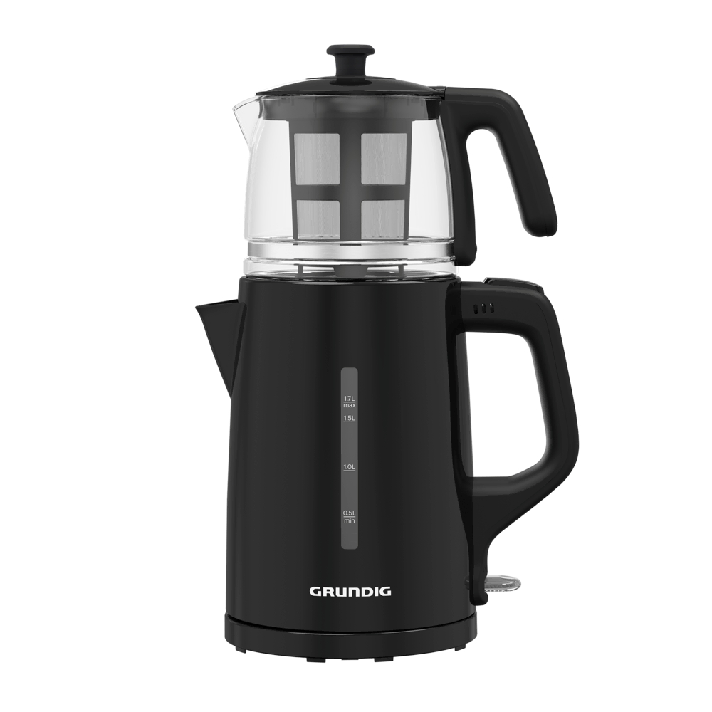 TM 1520 S Grundig Siyah Cam Demlikli Çay Makinesi - Grundig