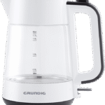WK 5860 Grundig Beyaz Şeffaf Cam Kettle & Su Isıtıcı