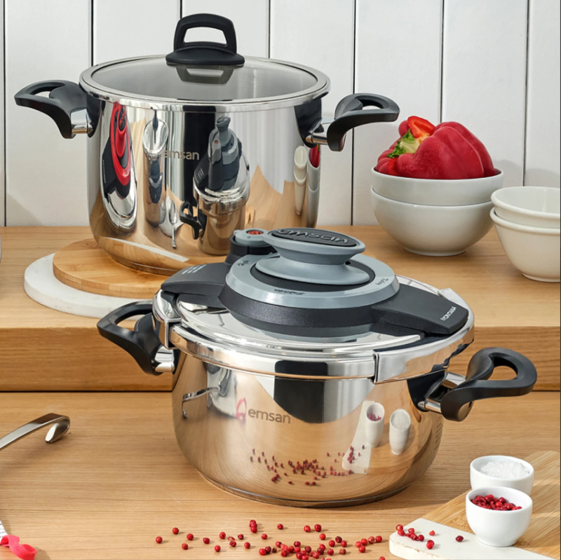 Ems Montana 4+6 Lt Siyah Gri Düdüklü