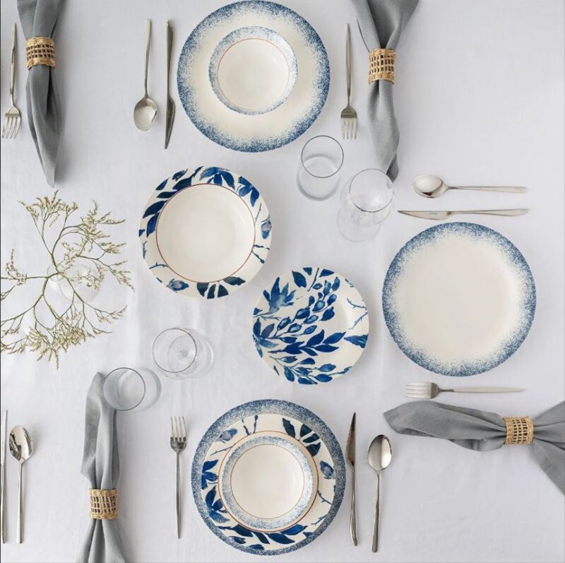 Emsan Lılabelle 24 Prç 6 Kişilik Yemek Takımı