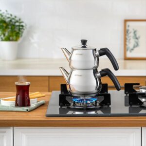 Ems Ajda Mini Çaydanlık Takımı, Çelik