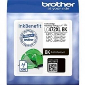 Brother Lc472Xl Si̇yah Mürekkep Kartuşu