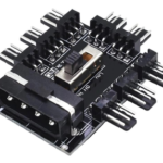 Fan Çoklayici 8 Port Y Pwm Splitter 3 Pin Ide Power Çoklayici Switch