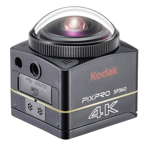 Kodak Sp360-Bl3 Pixpro 4K Explorer Paket Aksi̇yon Kamerasi-Kodak KKTC