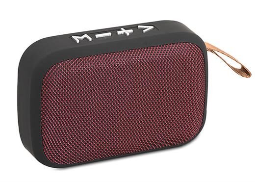 Mikado Md-25Bt Enjoy N2 Kırmızı Bluetooth 3W Tf/Usb/Fm Destekli Hoparlör-Mi̇kado KKTC
