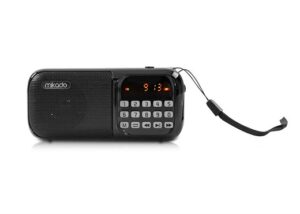 Mikado Md-R21 Siyah Usb+Tf Kart+Fm Led Ekranlı Şarjlı El Radyosu
