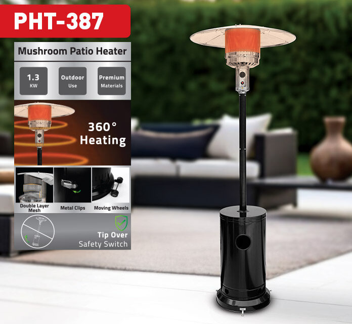 PHT387 Newal Mantar Patio Gazlı Dış Mekan Isıtıcı