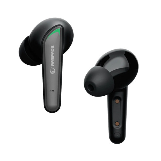 Rampage Rm-Tws01G Viper Siyah Mobile+Pc Uyumlu Bluetooth Tws Gaming Oyuncu Mikrofonlu Kulaklık-Rampage KKTC
