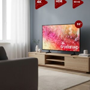 SAMSUNG 55" 4K Crystal UHD Televiyon - Regal