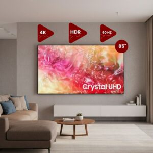 SAMSUNG 85" 4K Crystal UHD Televiyon - Regal