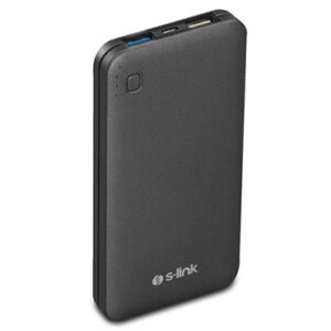 S-Link Ip-H17 10000Mah 3A Hızlı Şarj Powerbank Siy-S-Link KKTC
