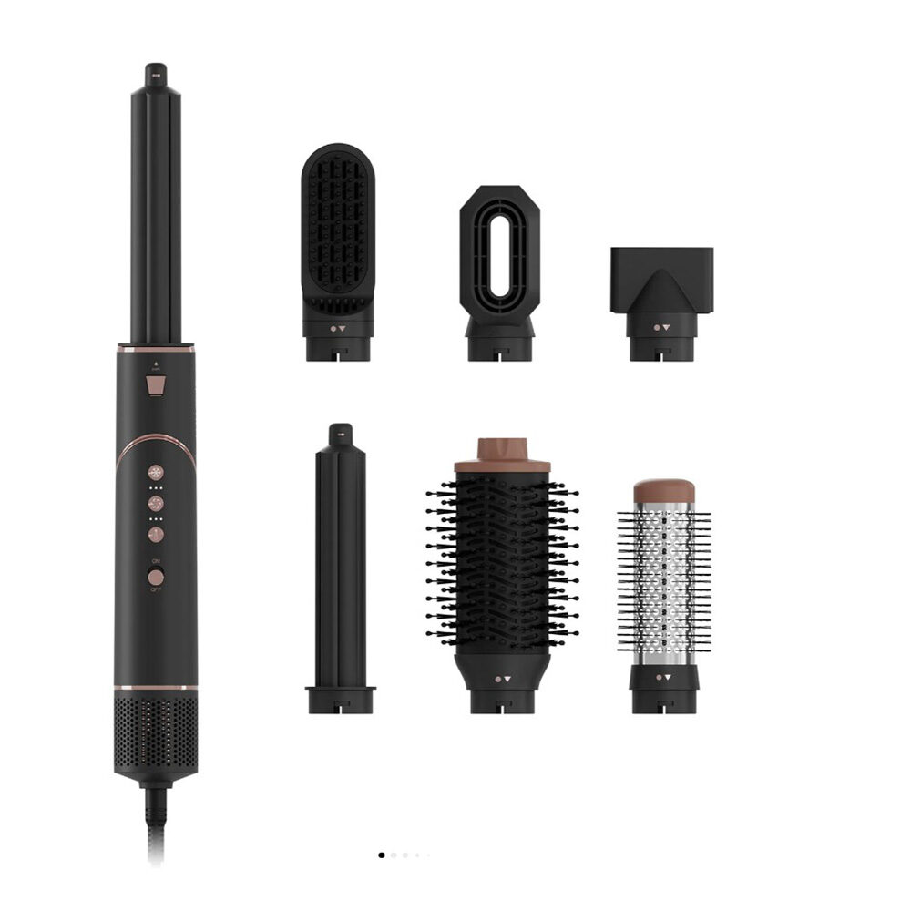 Saç Maşası ve Stilist (Fırça) 7'li BEAUTIFLY StyleBliss Siyah