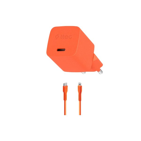Şarj Cihazı Ttec 2Scg20Lnt 20W Gan 5 Lighting Turuncu KKTC