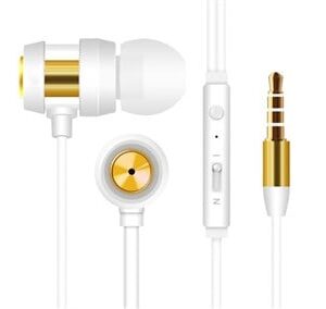 Snopy Sn-J01 Mobile Phone White/Gold Headset-Snopy KKTC