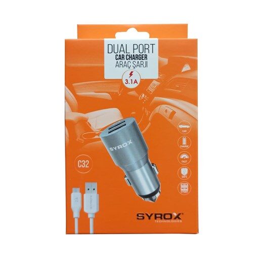 Syrox S3/S4 Usb Gi̇ri̇ş Metal Set C32-Syrox KKTC