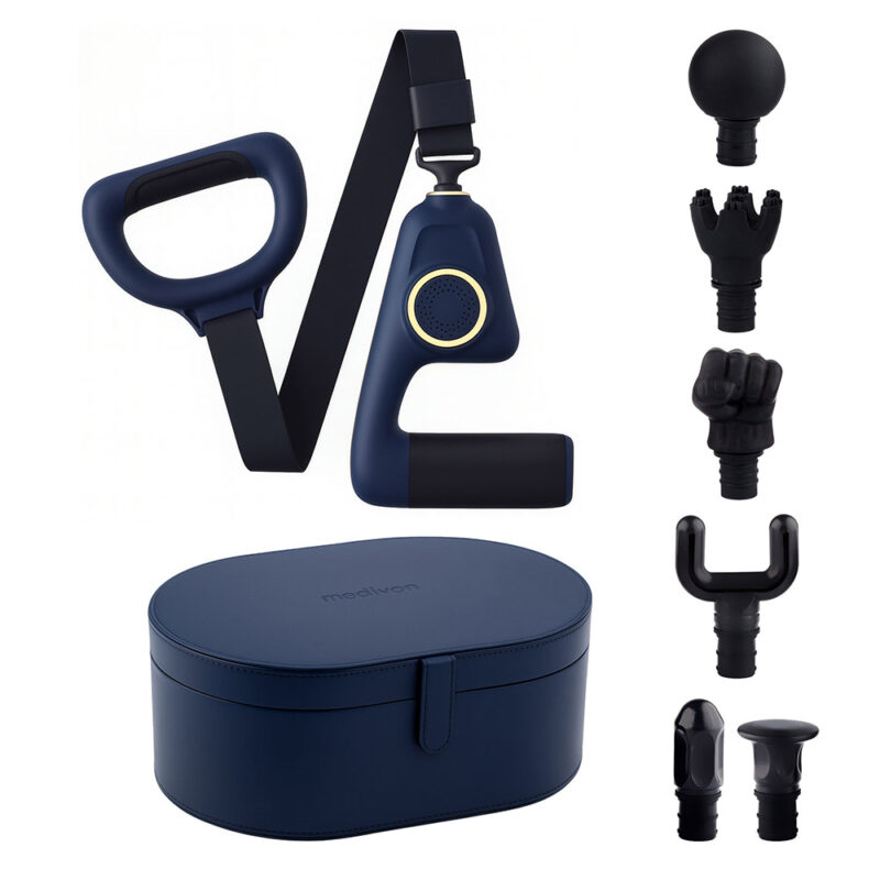 Vücut Tabancası Masaj Aleti MEDIVON ViPrime mavi