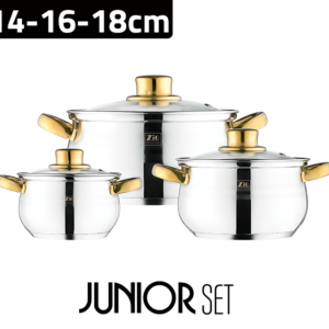 Z1118 Zio Klasik Tencere Seti (14-16-18cm)