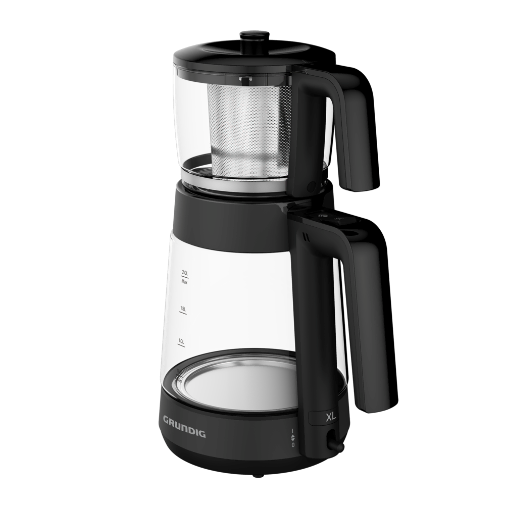 TM 4587 G Grundig XXL Cam Demlikli Siyah / Antrasit Çay Makinesi - Grundig