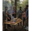 Mangallı katlanır taşınabilir el yapımı piknik&kamp masası