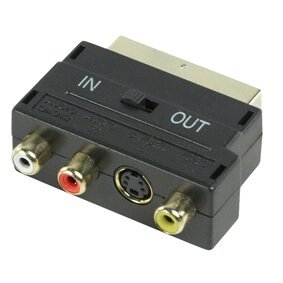 3Rca- Scart Input / Outut Switch Dönüştürücü Adaptör