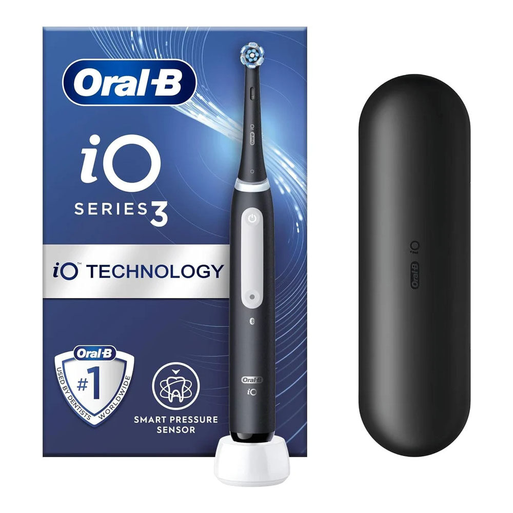 BRAUN Oral-B iO3 Series 3 Manyetik Siyah Elektrikli Diş Fırçası