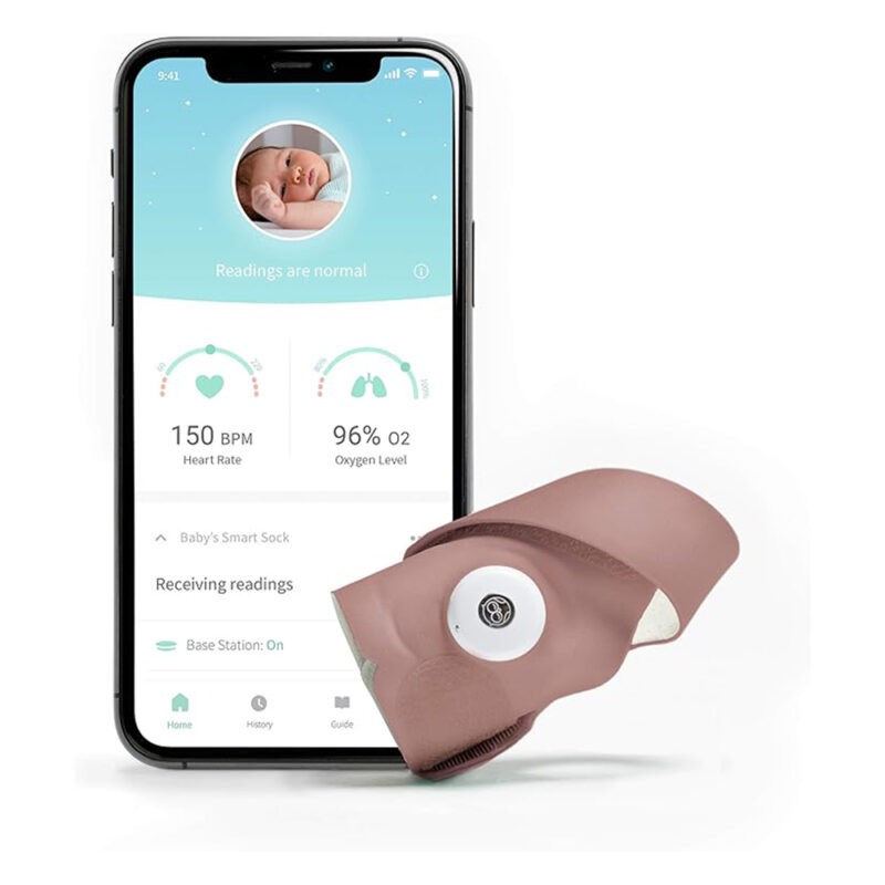 Bebek Monitörü Akıllı Çorap OWLET BMR6N20BBYG Dusty Rose