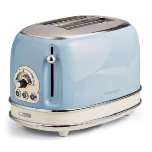 Ariete 0155 Vintage Ekmek Kızartma Makinesi Mavi Renk 2 Gözlü