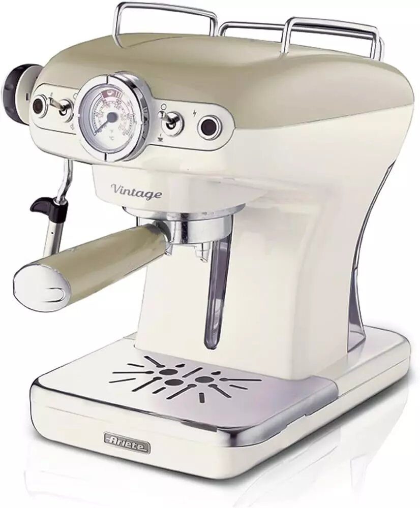 Ariete Vintage Espresso Kahve Makinesi 1389 Beige Renk - Ariete