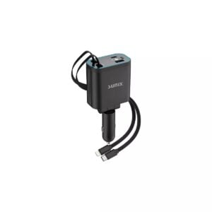 Sunix C-600 Araç Şarjer 68w 2x Type-c + Usb Port