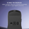 Gamepower Radus 12.000Dpi Triple Mode (Kablolu/Bluetooth/2.4G) Siyah - Görsel 6