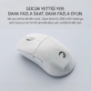 Gamepower Radus 12.000Dpi Triple Mode(Kablolu/Bluetooth/2.4G) Beyaz - Görsel 5