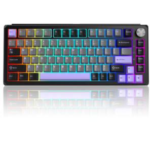 Magegee Captain75 82Tuş Kablosuz Manyetik Cnc Rgb Hotswap Gasket Siyah KKTC