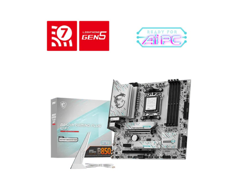 Msi B850M Gaming Plus Wifi 8200+ Mt/S (Oc) Wi-Fi 7 Matx Am5
