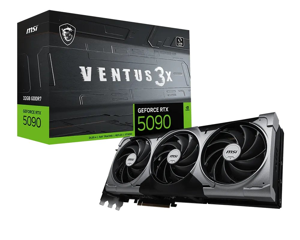 Msi Geforce Rtx 5090 32G 512Bit Ventus 3X Vga Gddr7 KKTC