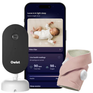 Owlet Dream Duo Psr3Nwdin Bebek Monitörü + Akıllı Çorap - Dusty Rose