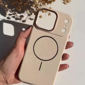 Sunix Dual İphone 17 Pro Max Mag Safe Kılıf Krem Rengi - Sunix