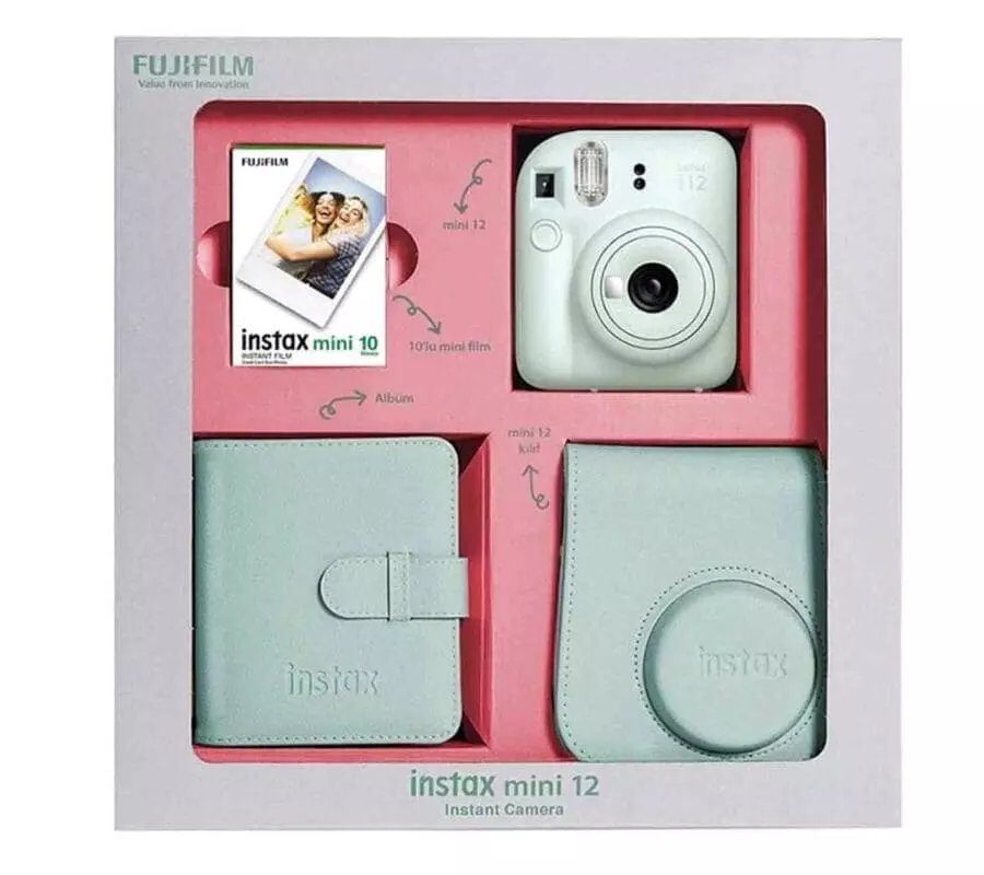 Fujifilm İnstax Mini 12 Green Bundle - FUJIFILM