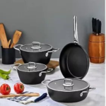 Polochef Quatro Titantyum Tencere Setiblack Qts-100
