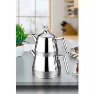 Polochef Venedik Çelik Çaydanlık Aile Boyusilver Vaç-103