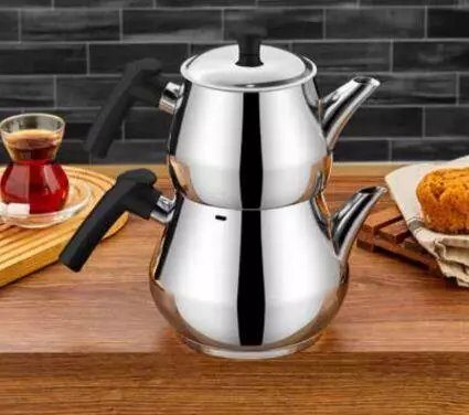 Polochef Dolphın Çelik Çaydanlık Seti Mini Boy Dok-100