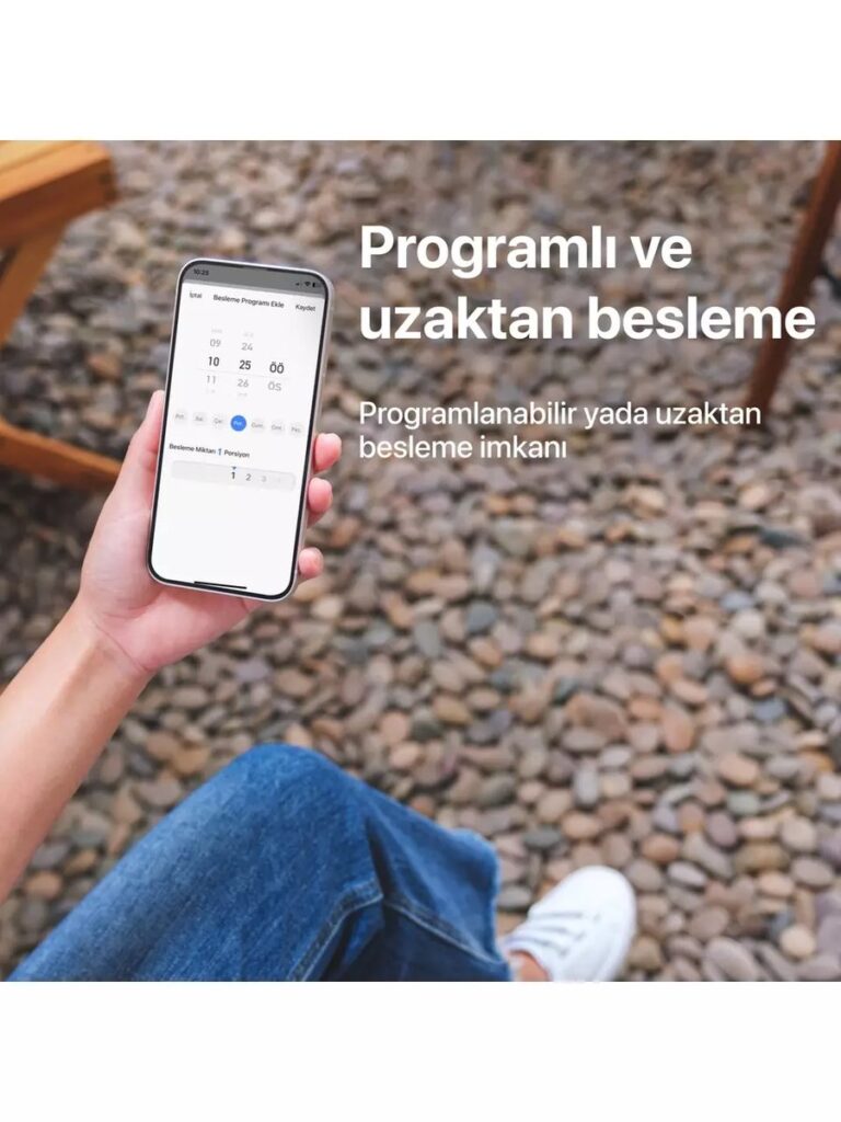 Xenon Smart Akıllı Mama Kabı Wi-fi Uzaktan Sesli Ve Kamera Kontrollü X8612