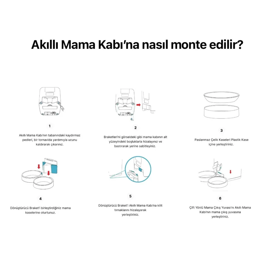 Xenon Smart Ekstra Bağlantı Kiti X8604 Mama Kabı Uyumlu X8792