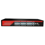 Switch Ezcool Ez-24Psf-Sfp 24Port 24Fe+2Ge+2Sfp Gigabit Poe (320Watt)