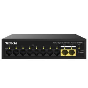 Switch Tenda Sg110Pc 10 Port Gigabit Lite Poe Switch With 8-Port Poe